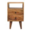 Mini Oak-ish Classic Open Nightstand 2 IN3293 1