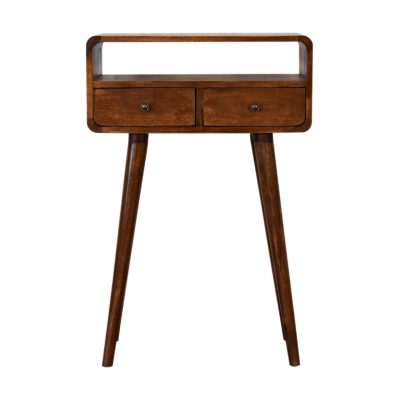 Alternative view of Mini Chestnut Console Table