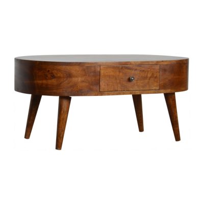 Alternative view of Chestnut Rounded Coffee Table