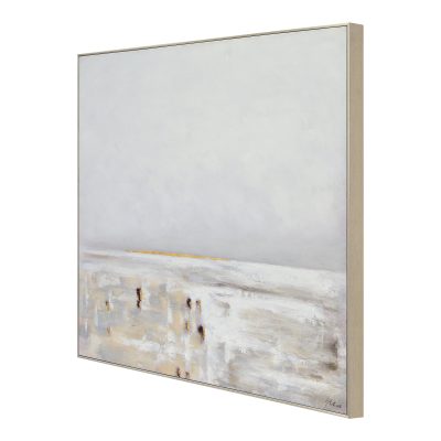 Alternative view of Lynx 50" Wide Canvas Art, Grey