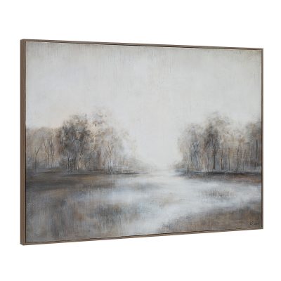 Alternative view of Country 60" Wide Canvas Art, White, Grey, Beige