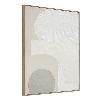 Alternative view of Canberra 48.2" Wide Canvas Art with Wood Frame, Oak