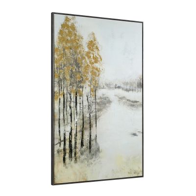 Alternative view of Illia 60" H x 40" W Canvas Art, Beige