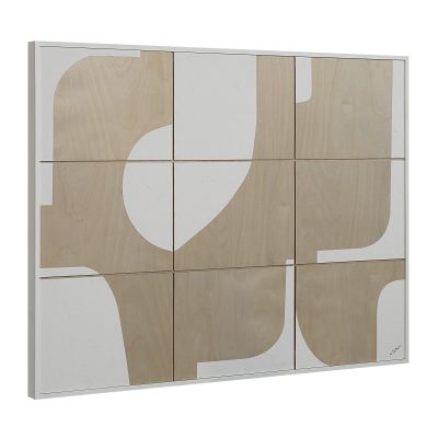Alternative view of Erula 48" Wide Wall Art, Matte White