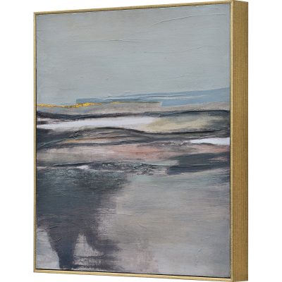 Alternative view of Salinas 24" Wide Canvas Art, Grey