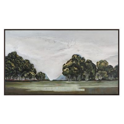 Malika 40" H x 70" W Canvas Art, Green