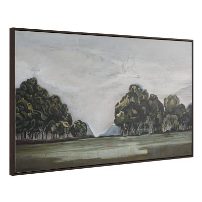 Alternative view of Malika 40" H x 70" W Canvas Art, Green