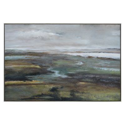 Sprucer 40" Wide Canvas Art, Yellow