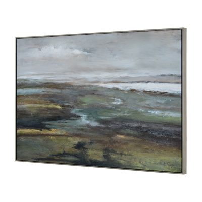 Alternative view of Sprucer 40" Wide Canvas Art, Yellow