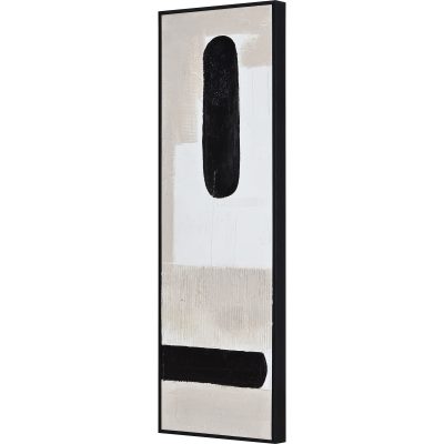 Alternative view of Dragoni 15" Wide Canvas Art, Black