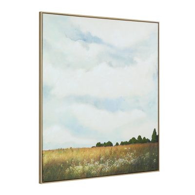 Alternative view of Lasso 45" H x 40" W Canvas Art, Blue