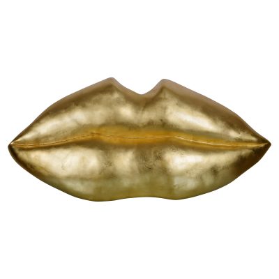 Kiss Kiss 49" Wide Wall Art, Gold