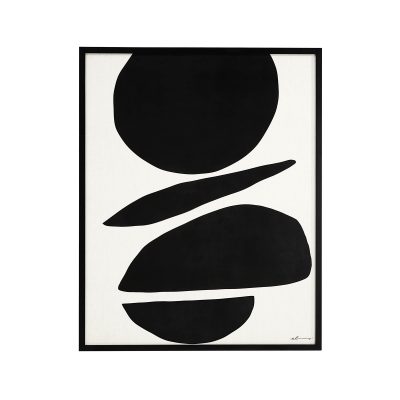Cercola 45" Wide Wall Art, Black