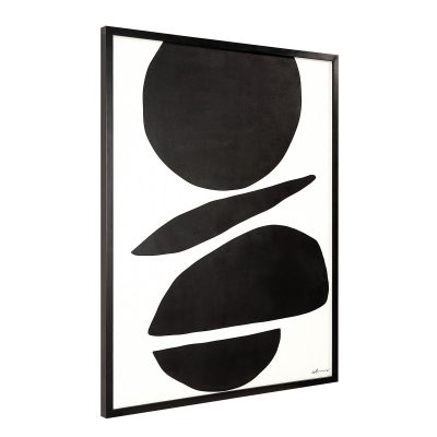 Alternative view of Cercola 45" Wide Wall Art, Black