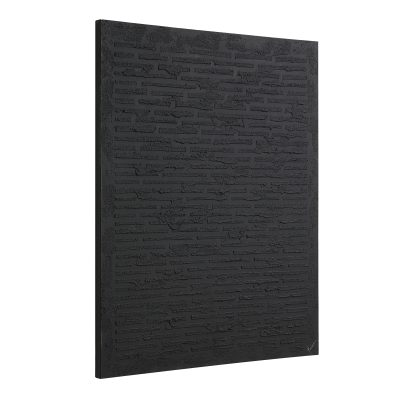 Alternative view of Kinetic 50" H x 40" W Canvas Art, Black