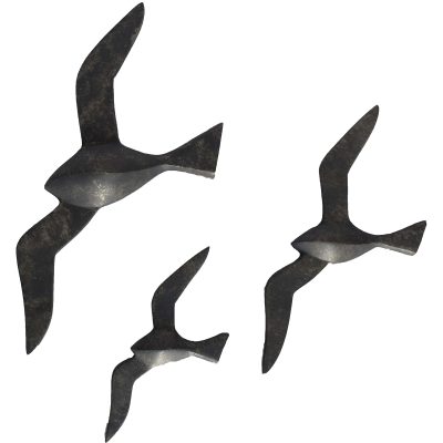 Alternative view of Skyward 3 Piece Wide Wall Art, Charcoal