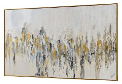 Alternative view of Kobi 40" Wide Canvas Art, Gold