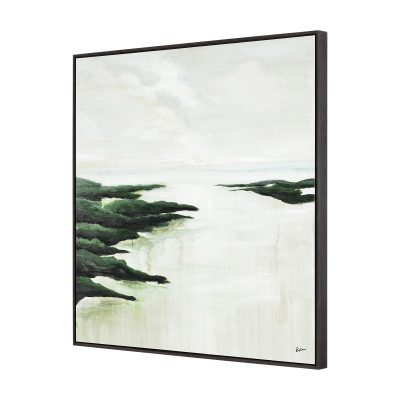 Alternative view of Saltoro 40" Wide Canvas Art, Green