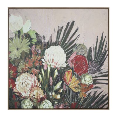 Belleza 40" H x 40" W Canvas Art, Green