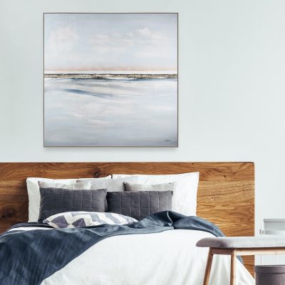Alternative view of Johnston 40" Wide Canvas Art, Grey