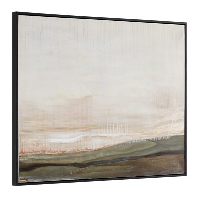 Alternative view of Mackay 40" H x 50" W Canvas Art, White