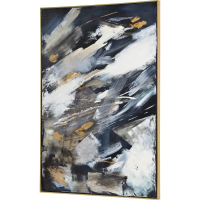 Alternative view of Westmount 40" Wide Canvas Art, Gold