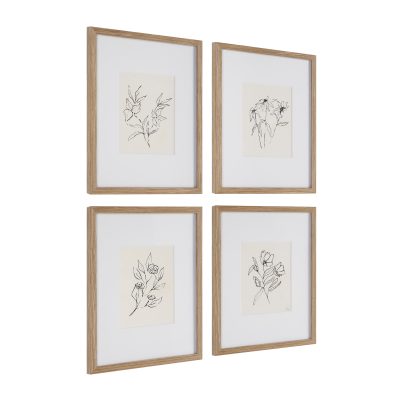 Alternative view of Palmela 16.0" Wide Wall Decor, Printed Artwork (4 Piece Set)