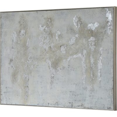 Alternative view of Devonshire 36" Wide Canvas Art, Silver