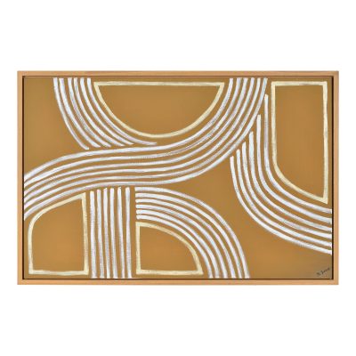 Milestone 60" Wide Canvas Art, Beige