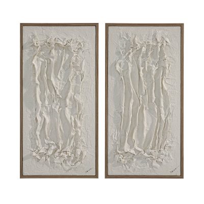 Volterra 20" Wide Wall Art, White