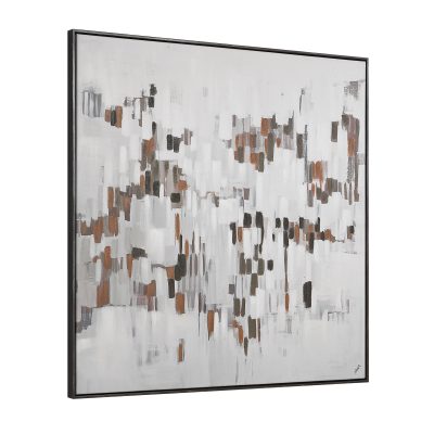Alternative view of Malva 40" H x 40" W Canvas Art, Beige