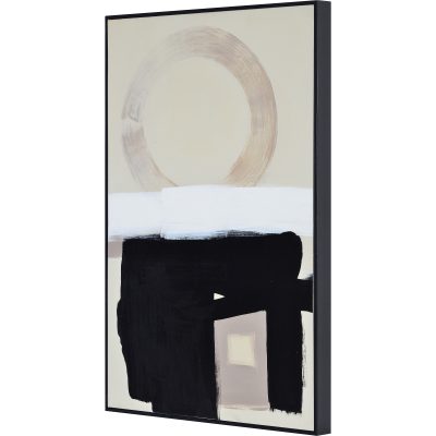 Alternative view of Telesto 24" Wide Canvas Art, Black