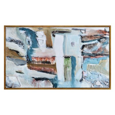 Madsen 50" Wide Canvas Art, Blue