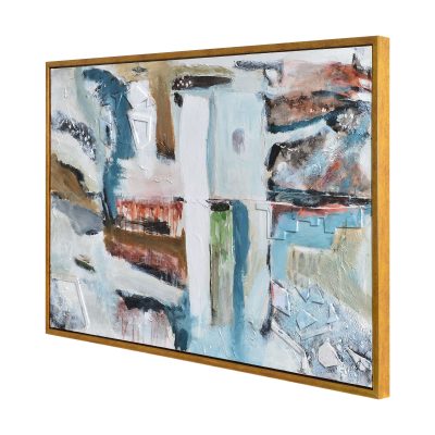 Alternative view of Madsen 50" Wide Canvas Art, Blue