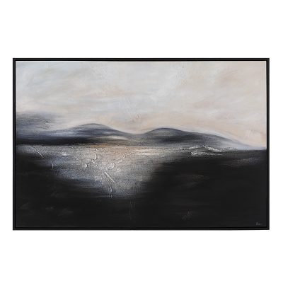 Suez 40" H x 60" W Canvas Art, Blue