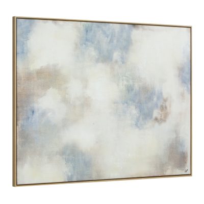 Alternative view of Bellis 48" H x 36" W Canvas Art, Blue