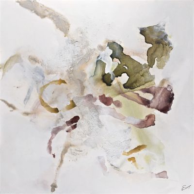 Topanga 48" Wide Canvas Art, Off-white