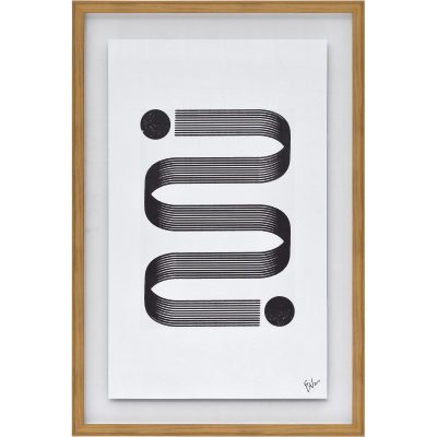 Elsie 24" Wide Wall Art, Black