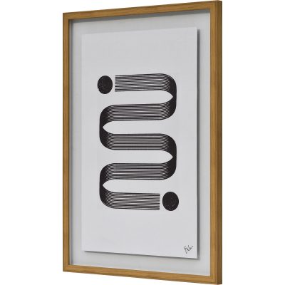 Alternative view of Elsie 24" Wide Wall Art, Black