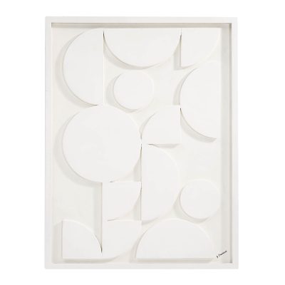 Tivat 36" Wide Wall Art, White