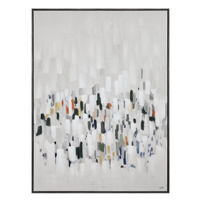 Milla 48" H x 36" W Canvas Art, Grey
