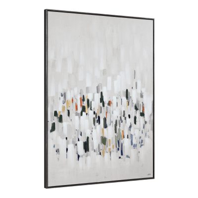 Alternative view of Milla 48" H x 36" W Canvas Art, Grey