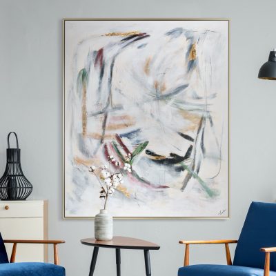 Alternative view of Moldova 50" Wide Canvas Art, Off-white