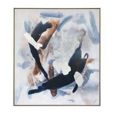 Antofalla 36" Wide Canvas Art, Blue