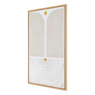 Alternative view of Martia 40" Wide Canvas Art, Off-white