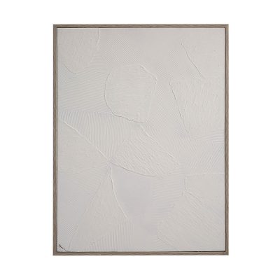 Cairns 48" Wide Canvas Art, White