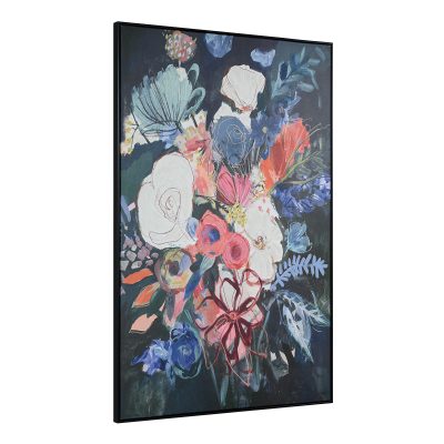 Alternative view of Kyra 60" H x 40" W Canvas Art, Black