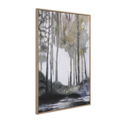 Alternative view of Catania 40" Wide Canvas Art, Grey