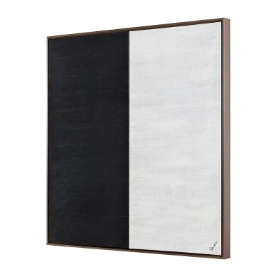 Alternative view of Gobi 40" Wide Canvas Art, Black