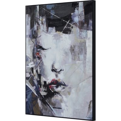 Alternative view of Kyoto 41" Wide Canvas Art, Grey